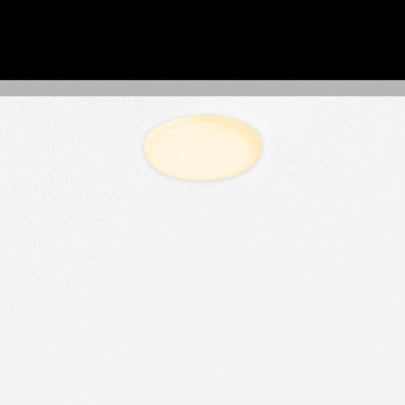 Sol Semi-Flush Downlight, XS, Round, White, 4.5W, LED, On/Off, IP54