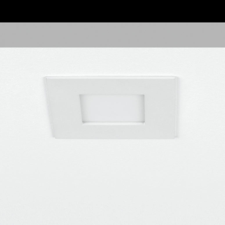 Sol Flush Downlight, Small, Square, White, 6W, LED, Dim, IP40