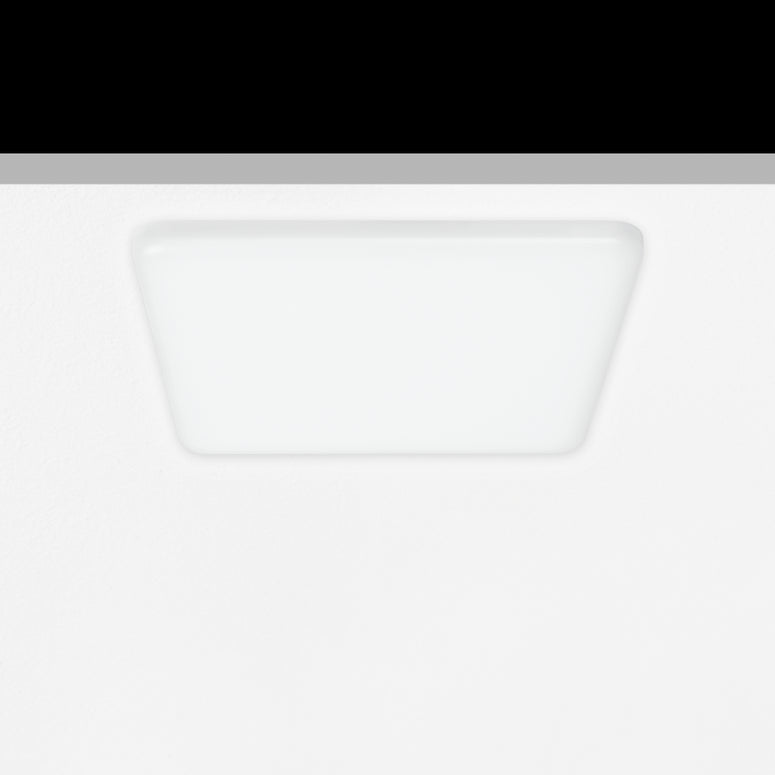 Sol Ceiling Light, Medium, Square, White, 11.5W, LED, Dim, IP54