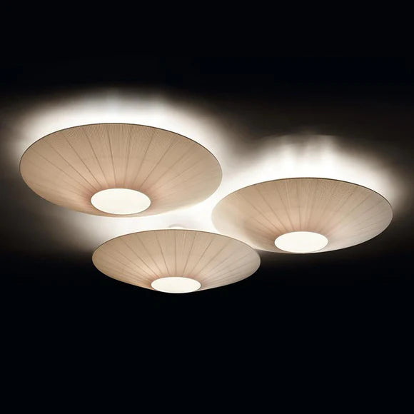 Siam Ceiling, 150 cm, White Ribbons, E27, IP20
