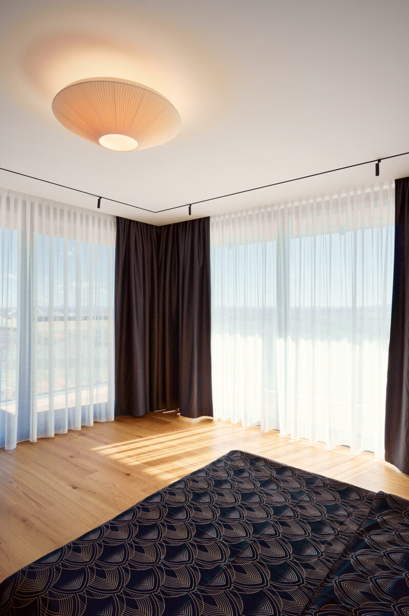 Siam Ceiling, 150 cm, White Ribbons, E27, IP20