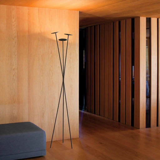 Skan Floor Lamp, Terracotta Red, 27.6W, LED, Floor Dimmer