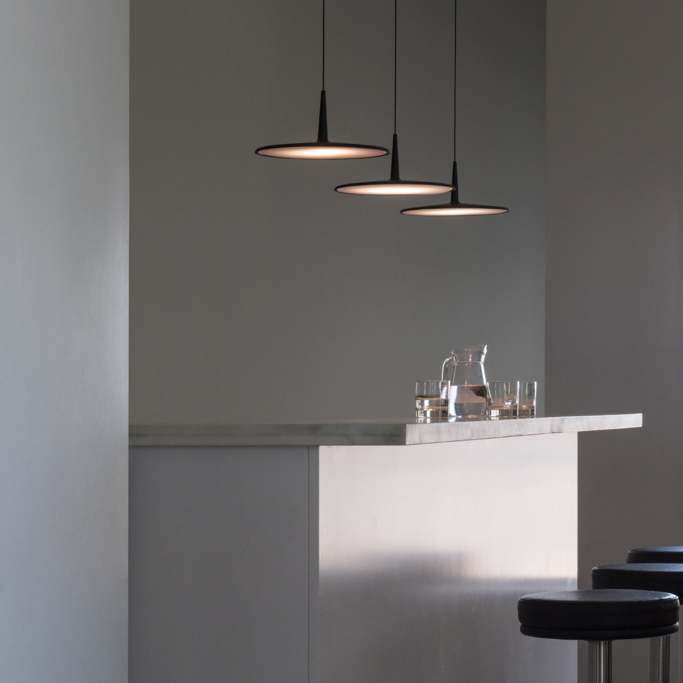 Skan Pendant, 30 cm, White, 9.3W, LED, Dim