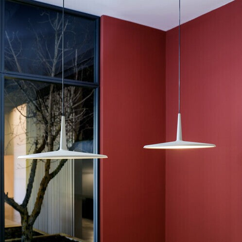 Skan Pendant, 30 cm, White, 9.3W, LED, Dim