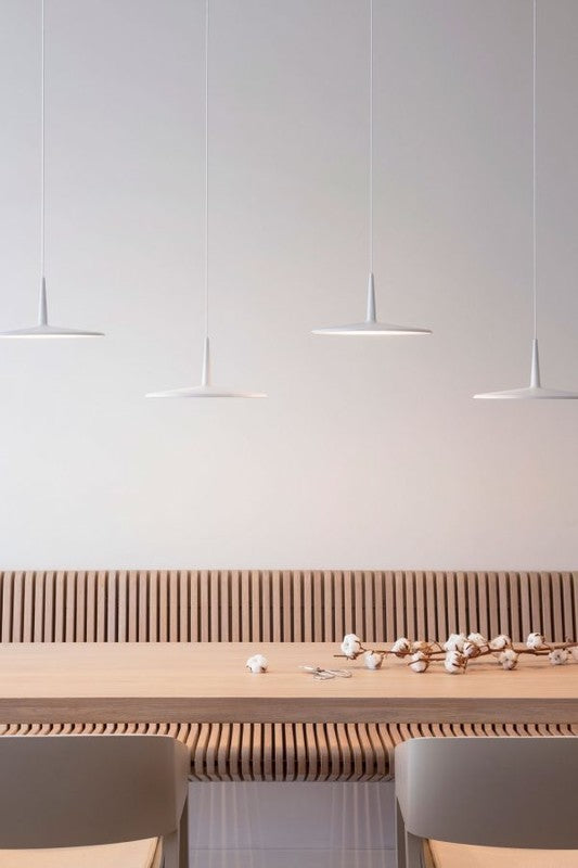 Skan Pendant, 30 cm, White, 9.3W, LED, Dim