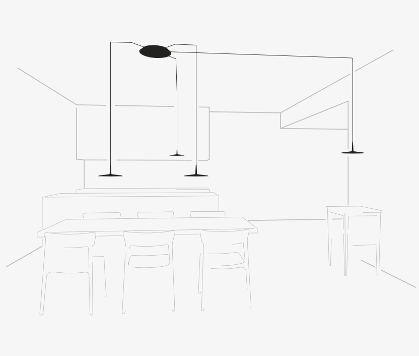 Skan Pendant, 30 cm, White, 9.3W, LED, Dim