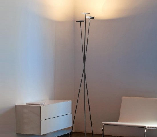 Skan Floor Lamp, Terracotta Red, 27.6W, LED, Floor Dimmer