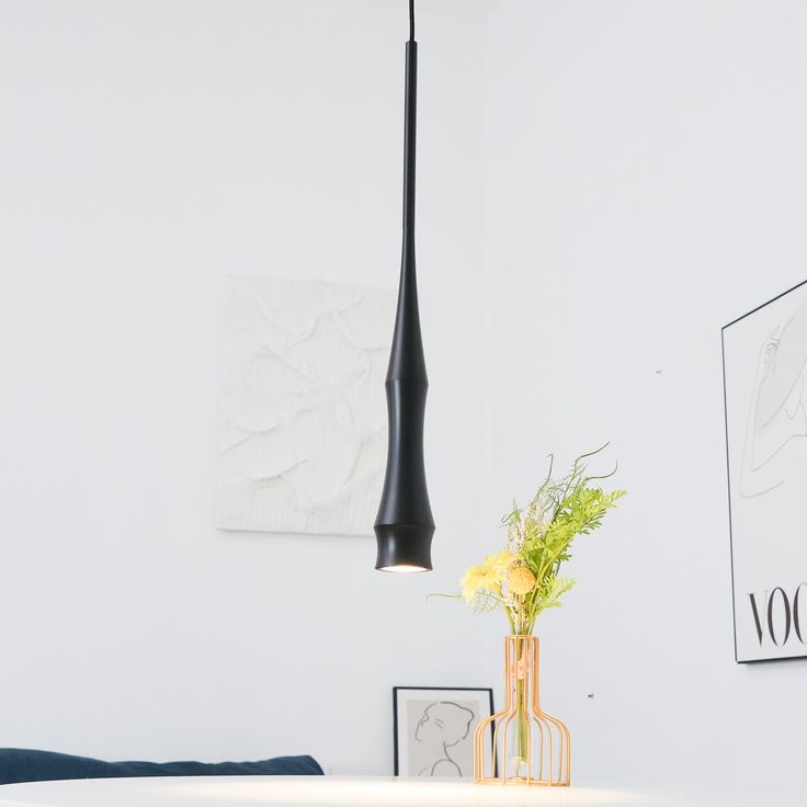 Slend Pendant, Triple Cluster, Black, GU10, IP20
