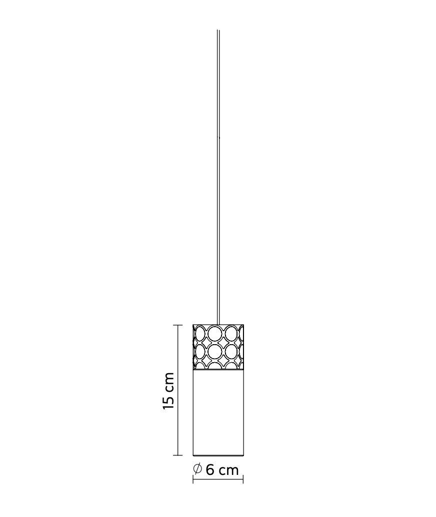 Smug Pendant Element, Short, Black with Clear Crystal, Short, LED, 3K, 1289 lm, Triac Dim