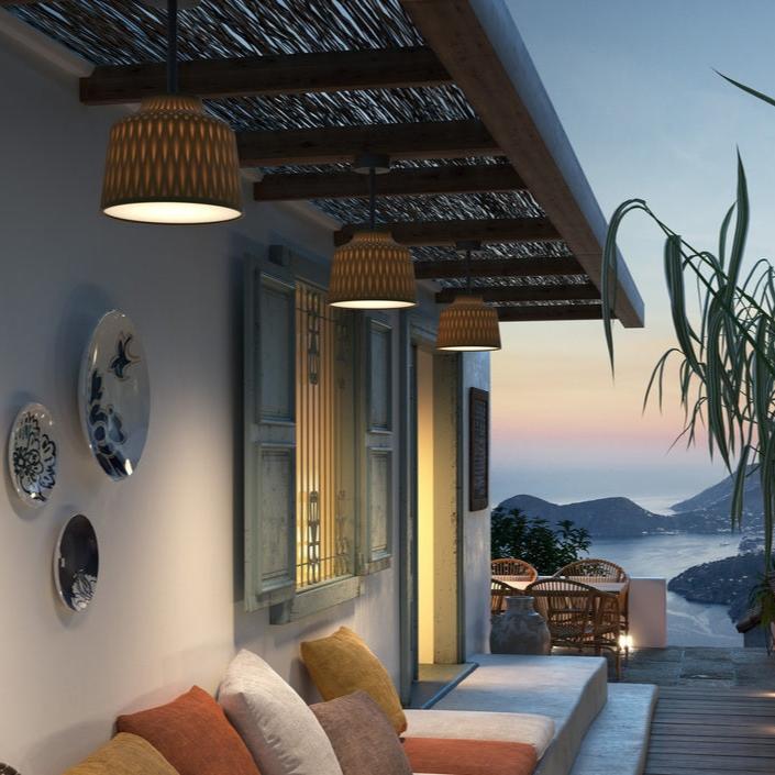 Soft Pendant, Orange, E27, Triac Dim, IP20