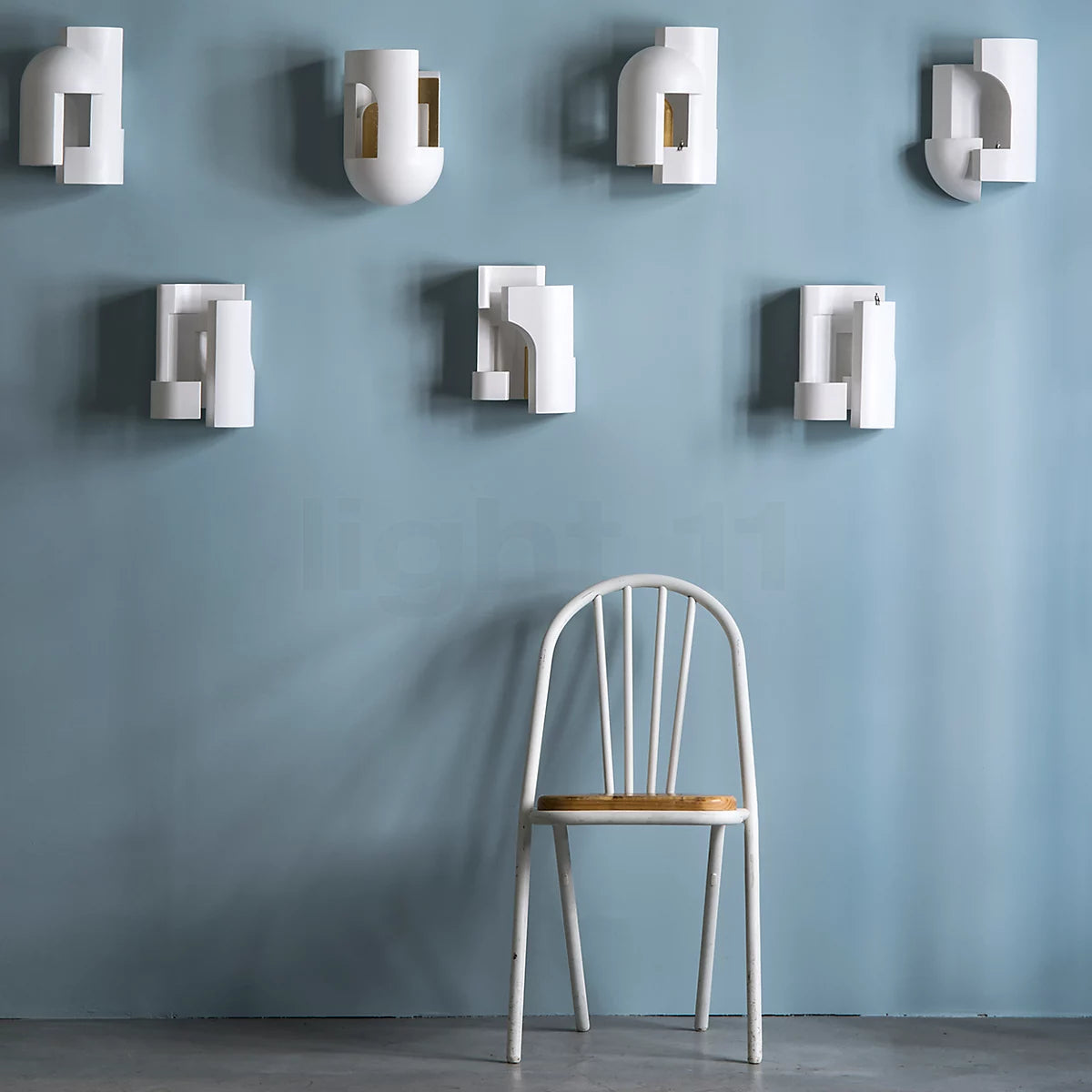 Soul 2 Wall, White Plaster with Gold Leaf, LED, Triac Dim, IP20