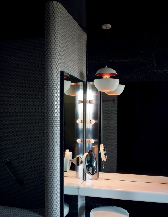Sun Pendant, 450 mm, White with Copper Interior, E27, IP20