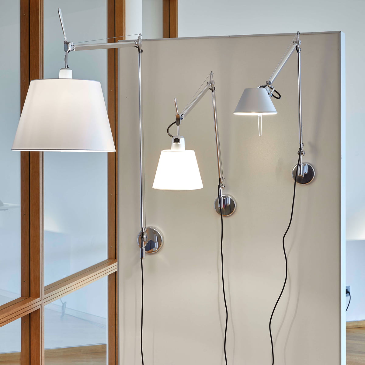 Tolomeo Wall, Mega, Parchment Shade, E27, IP20