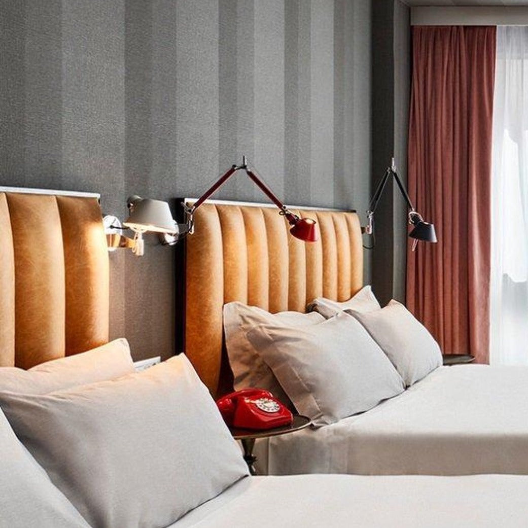 Tolomeo Wall, Micro, Red, E14, IP20