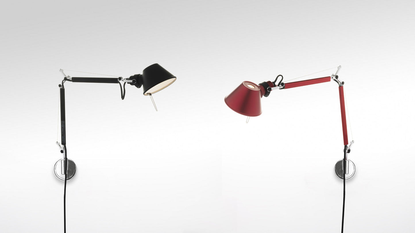 Tolomeo Wall, Micro, Red, E14, IP20