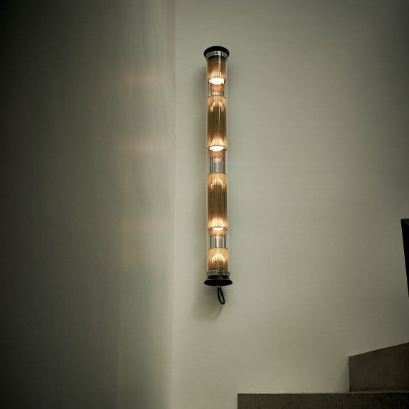 Tube Bulb Wall or Ceiling, 132 cm, Silver Reflector No Mesh, E27, IP20