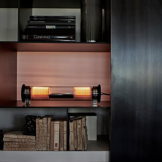 Tube Bulb Wall or Ceiling, 52 cm, Silver Reflector No Mesh, E14, IP20