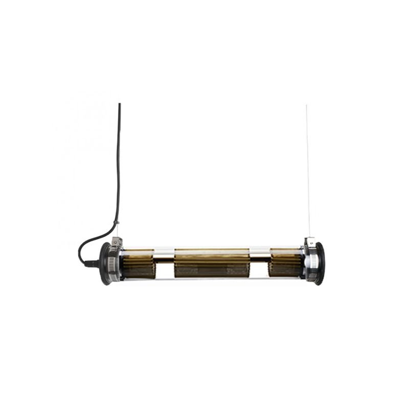 Tube Bulb Pendant, Linear Horizontal, 72 cm, Mesh, E27, IP20