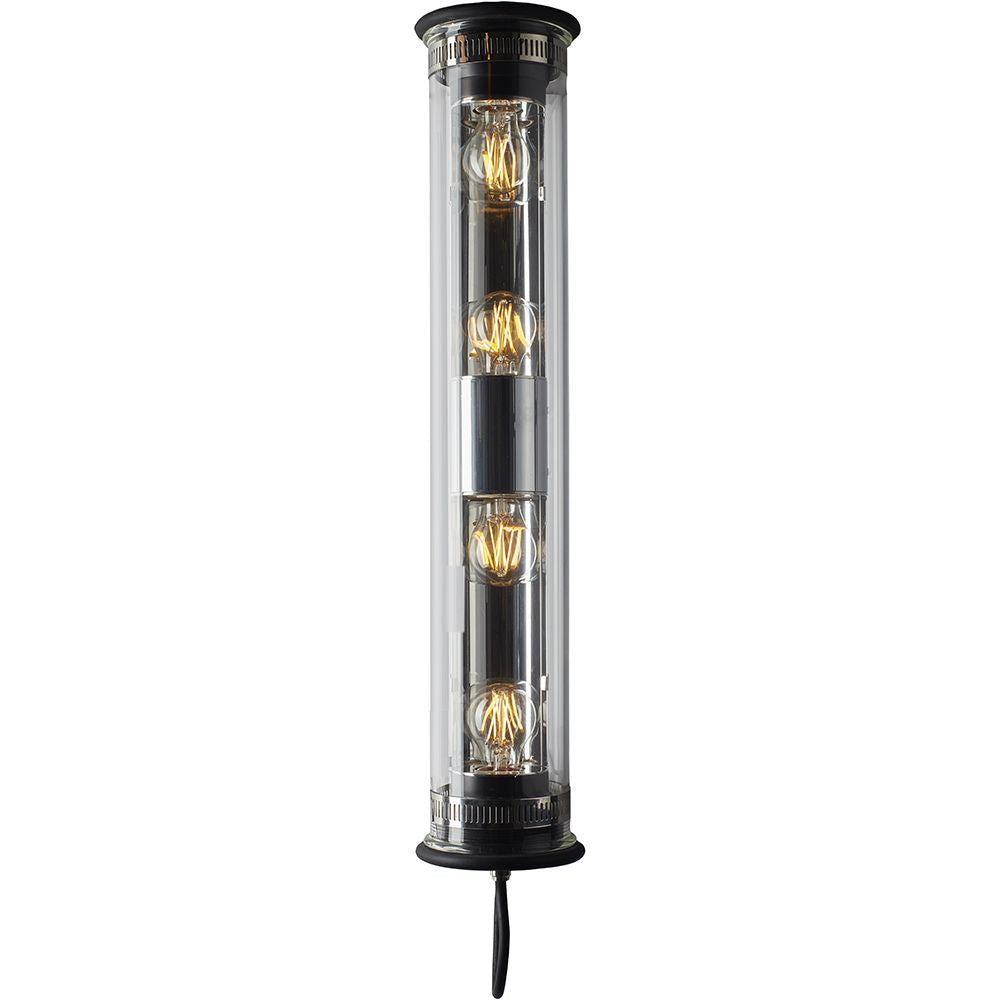 Tube Bulb Wall or Ceiling, 72 cm, Silver Reflector No Mesh, E27, IP20