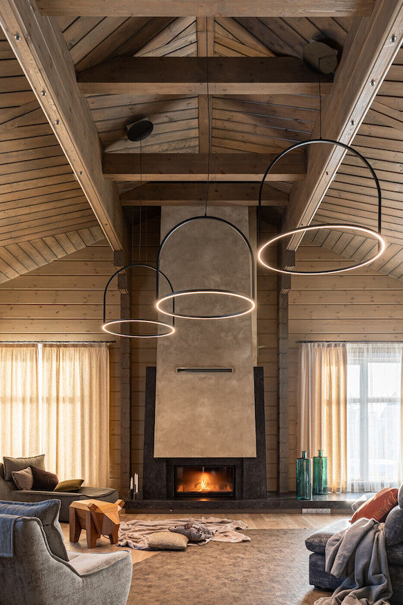 U-Light Pendant Rust, LED, 1-10v or Casambi Dim, IP20