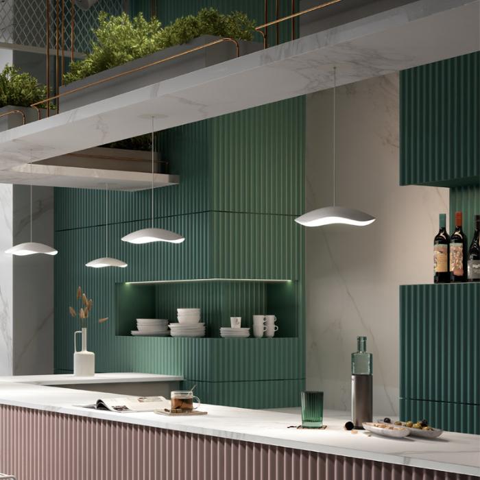 Valentina Pendant, Olive, LED, 6.5W, Triac Dim, IP20