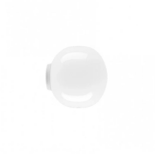 Volum Wall, 22 cm, White Glass, E27, IP54