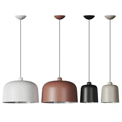 Zile Pendant, Large, White, E27, IP20