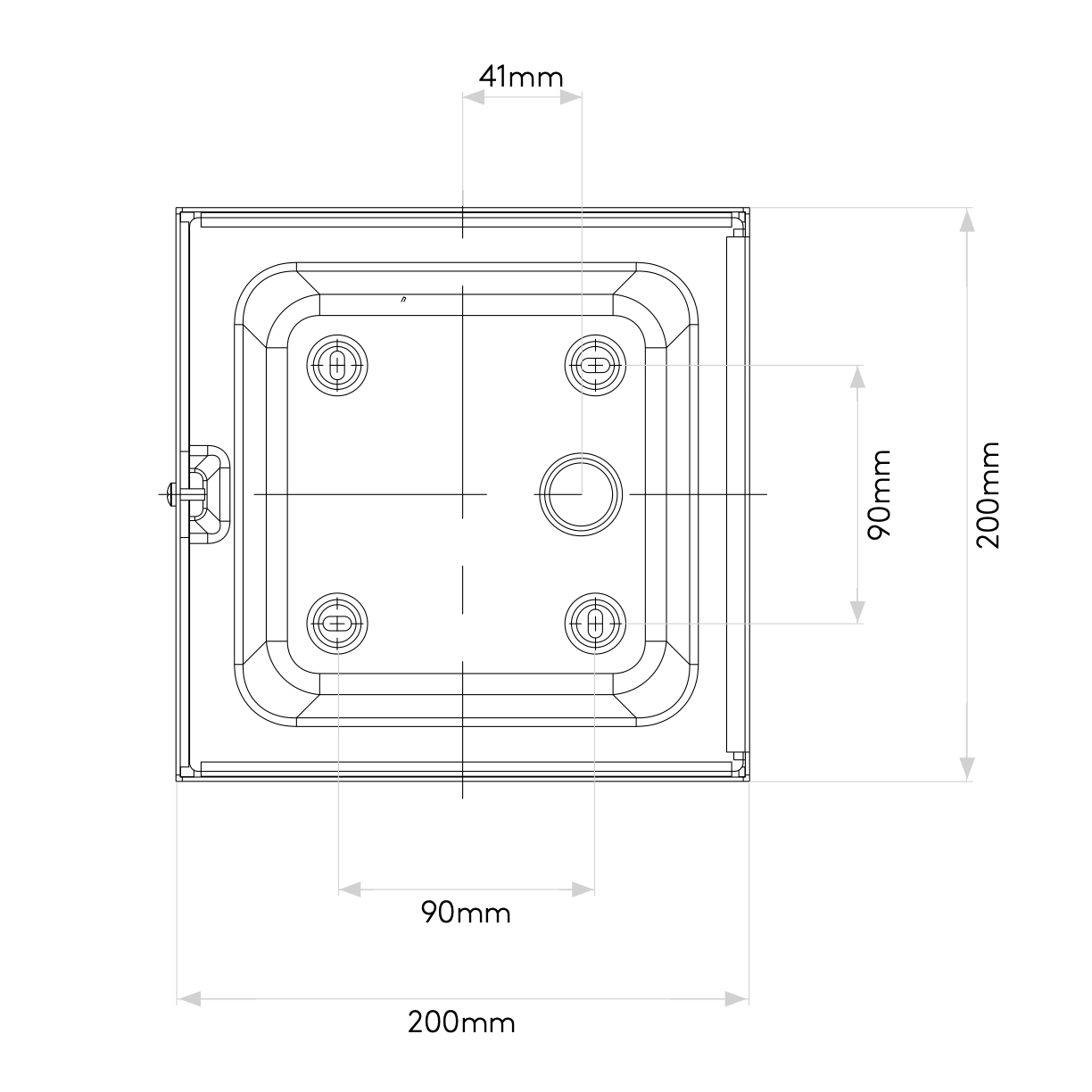 Homefield, Ceiling, Black, E27, IP23