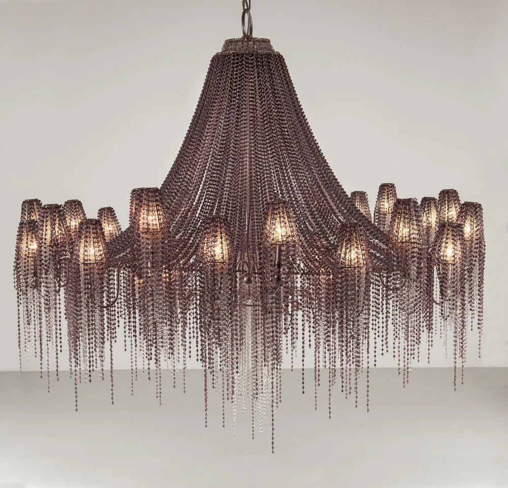 Burlesque Chandelier, Oval, E14