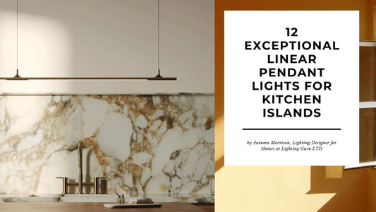 Kitchen Lighting - Linear Pendants For Islands
