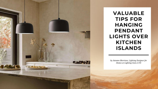 Valuable tips for hanging pendant lights over kitchen islands