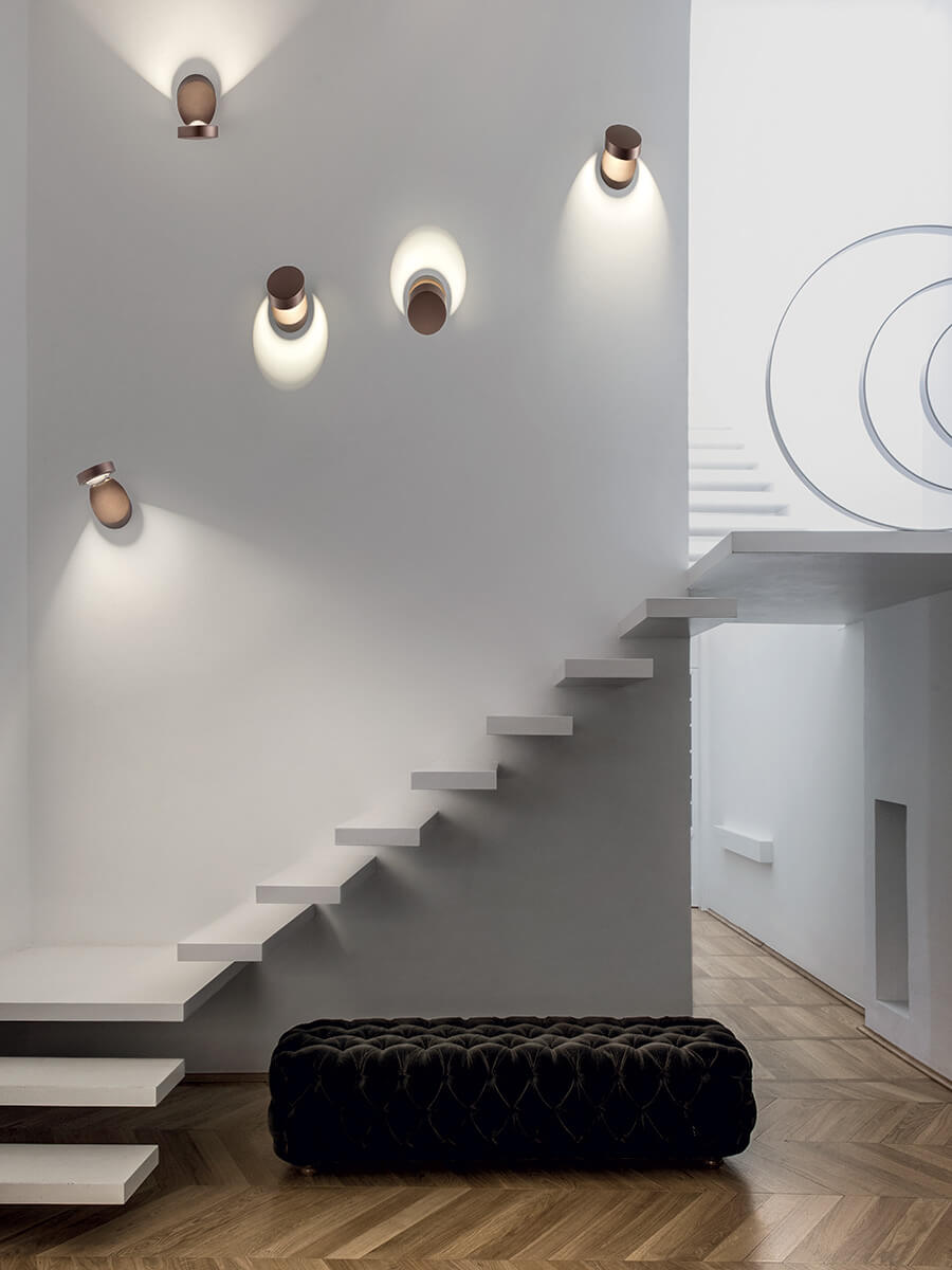 Staircase wall lights