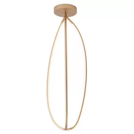 Arrival Pendant, Brass, LED, Push or App Dim, IP20