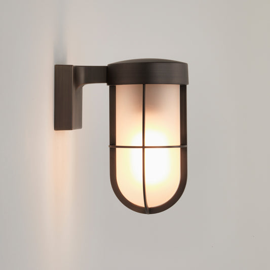 Cabin Wall Light, Frosted Glass, E27, IP44
