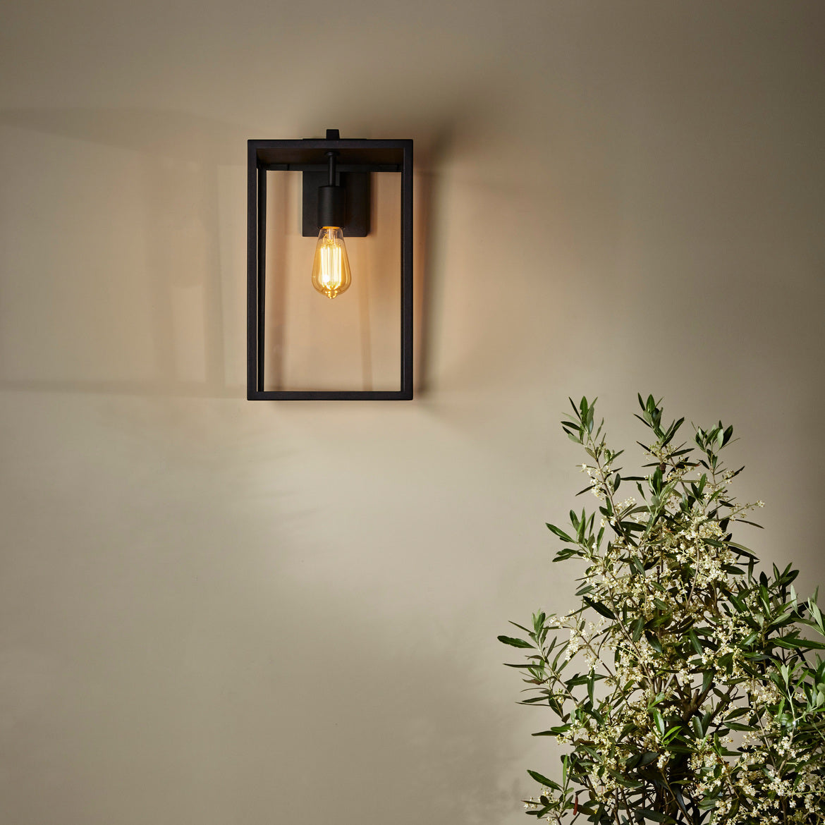 Box Wall Light, E27, IP23