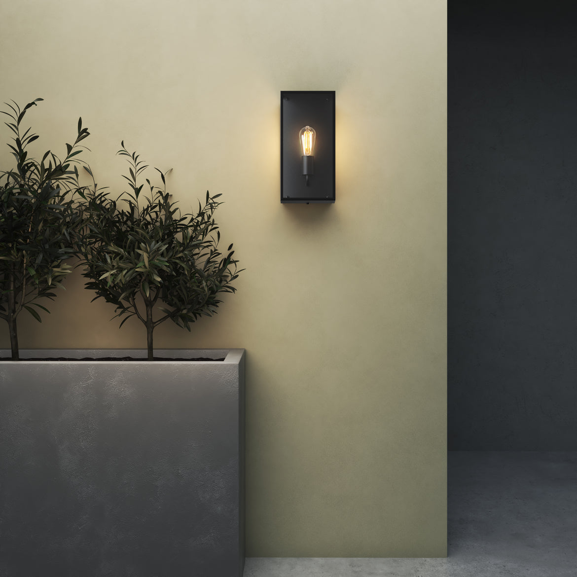 Messina Wall Light, E27, IP44