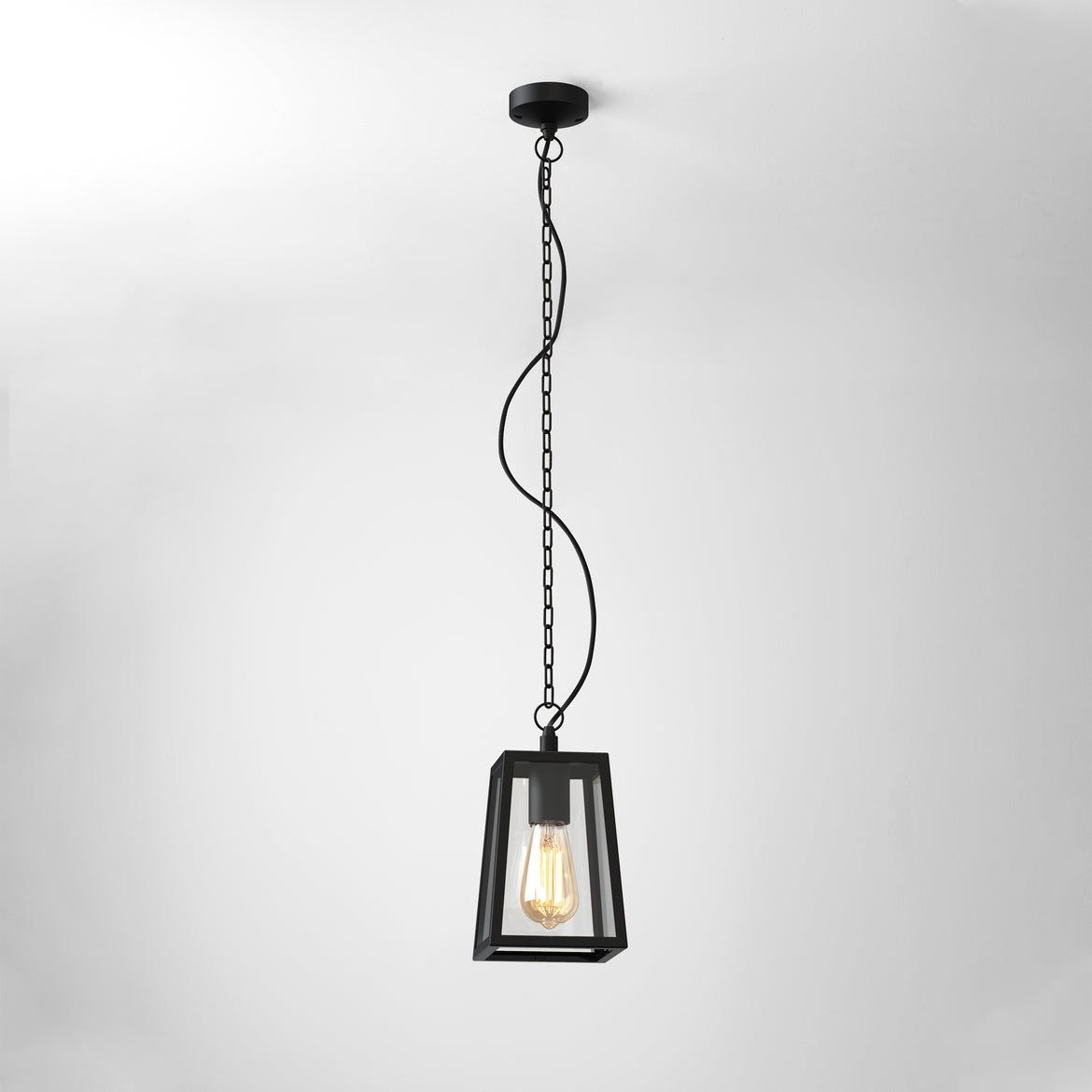 Calvi Pendant, Black, E27, IP44