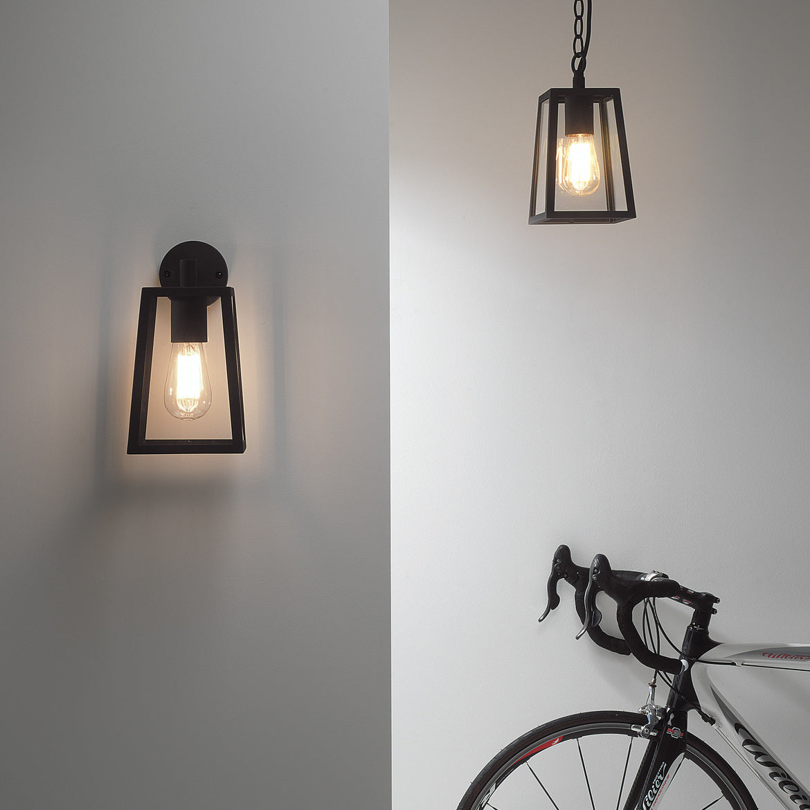 Calvi Pendant, Black, E27, IP44