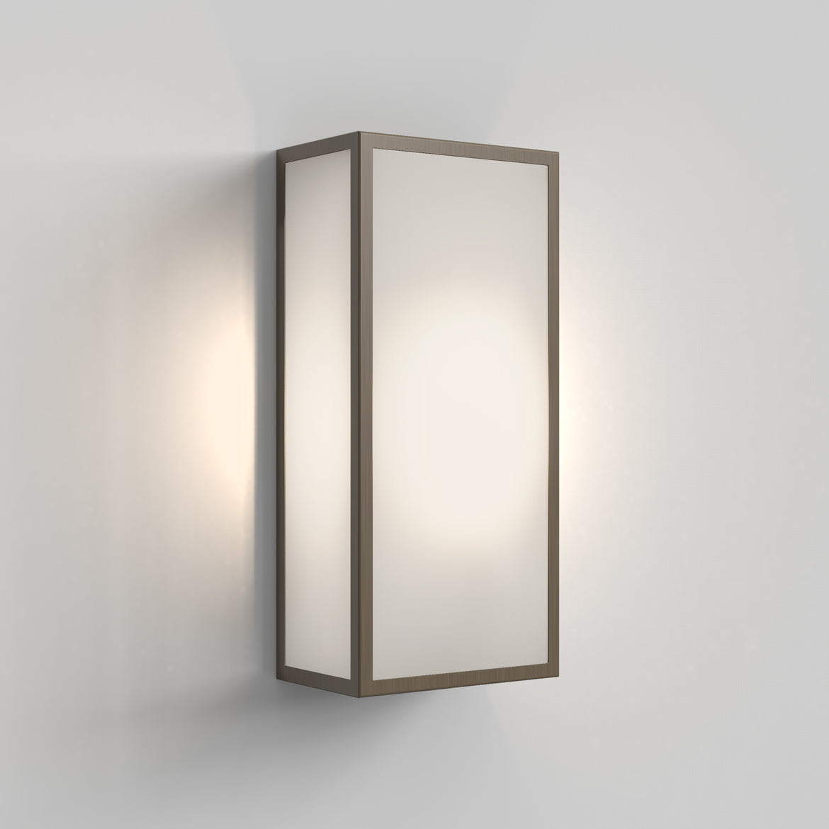 Messina 160 Wall Light, Frosted Glass, E27, IP44