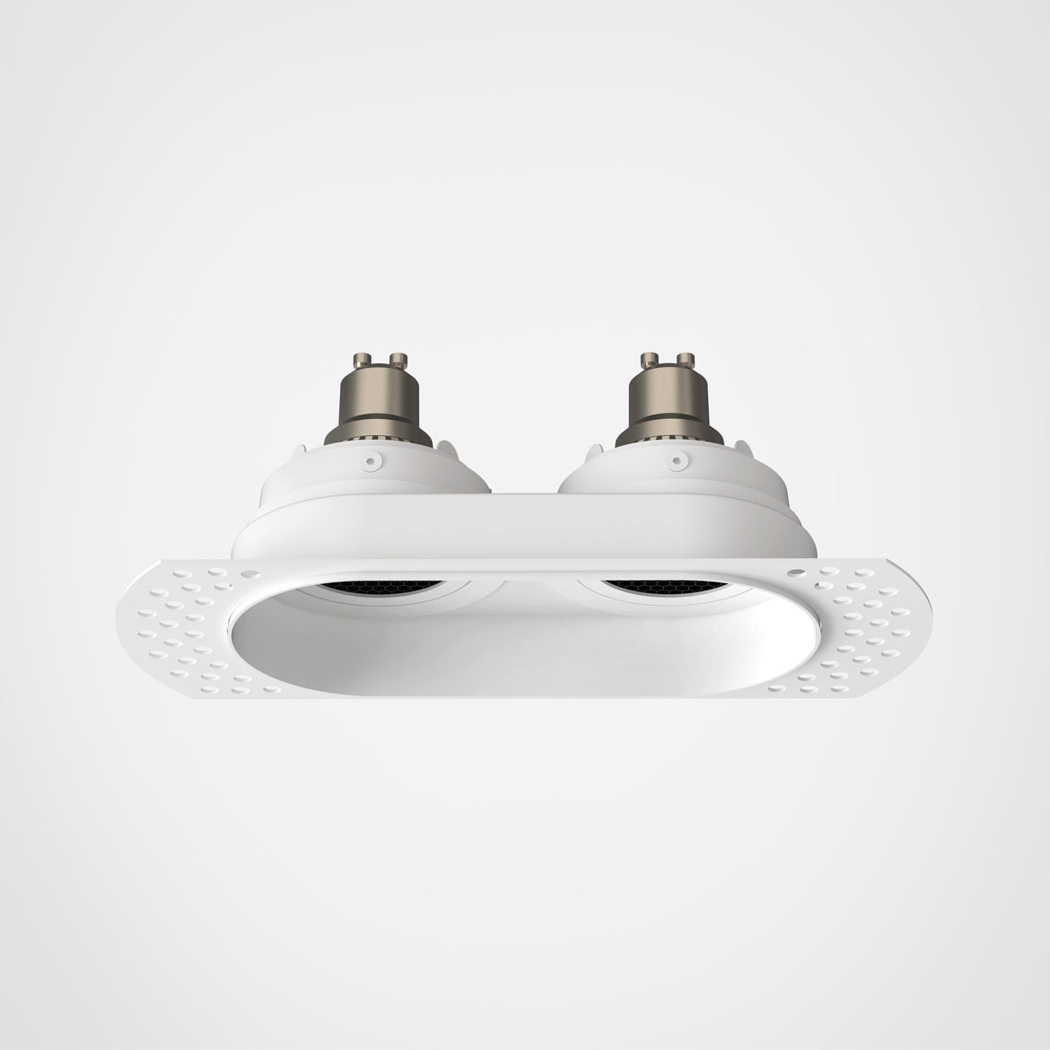 Terry Trimless Double Round Downlight, Adjustable, GU10, IP20