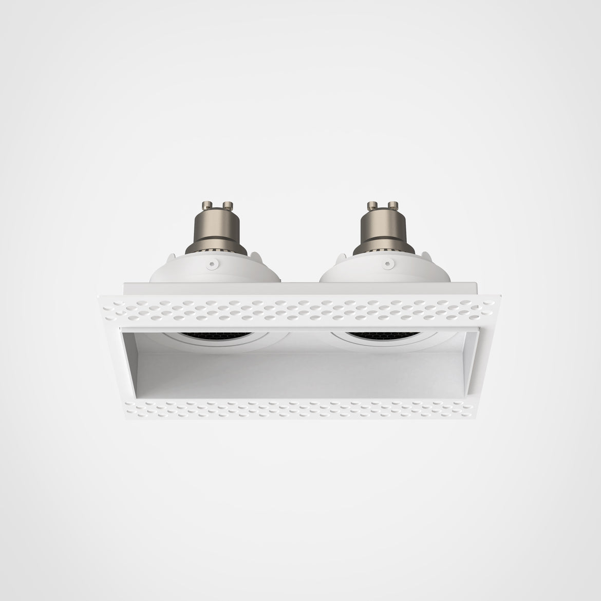 Terry Trimless Double Square Downlight, Adjustable, GU10, IP20