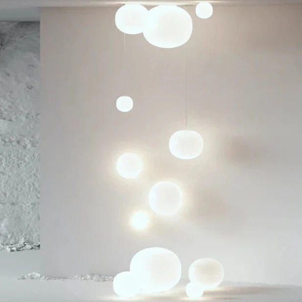 Volum Ceiling, 29 cm, White Glass, E27, IP54