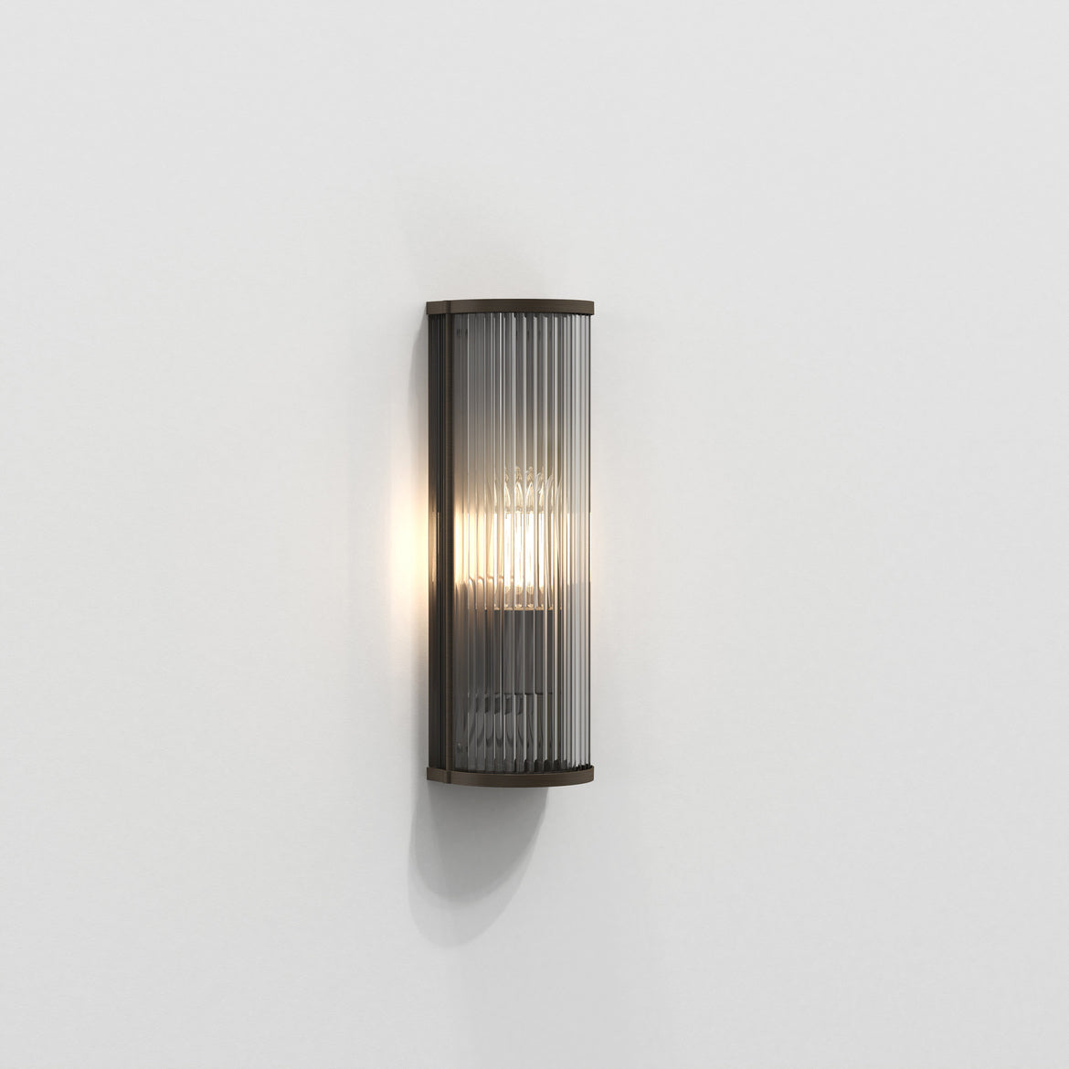 Avignon Wall Light, Round, Bronze, E27, IP20