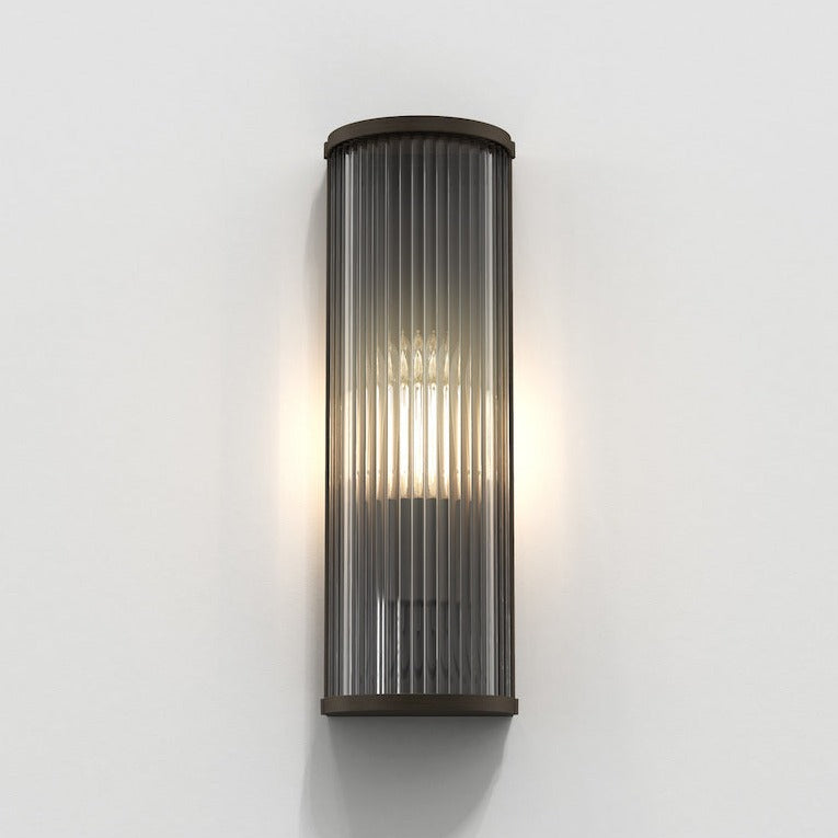 Avignon Wall Light, Round, Bronze, E27, IP20