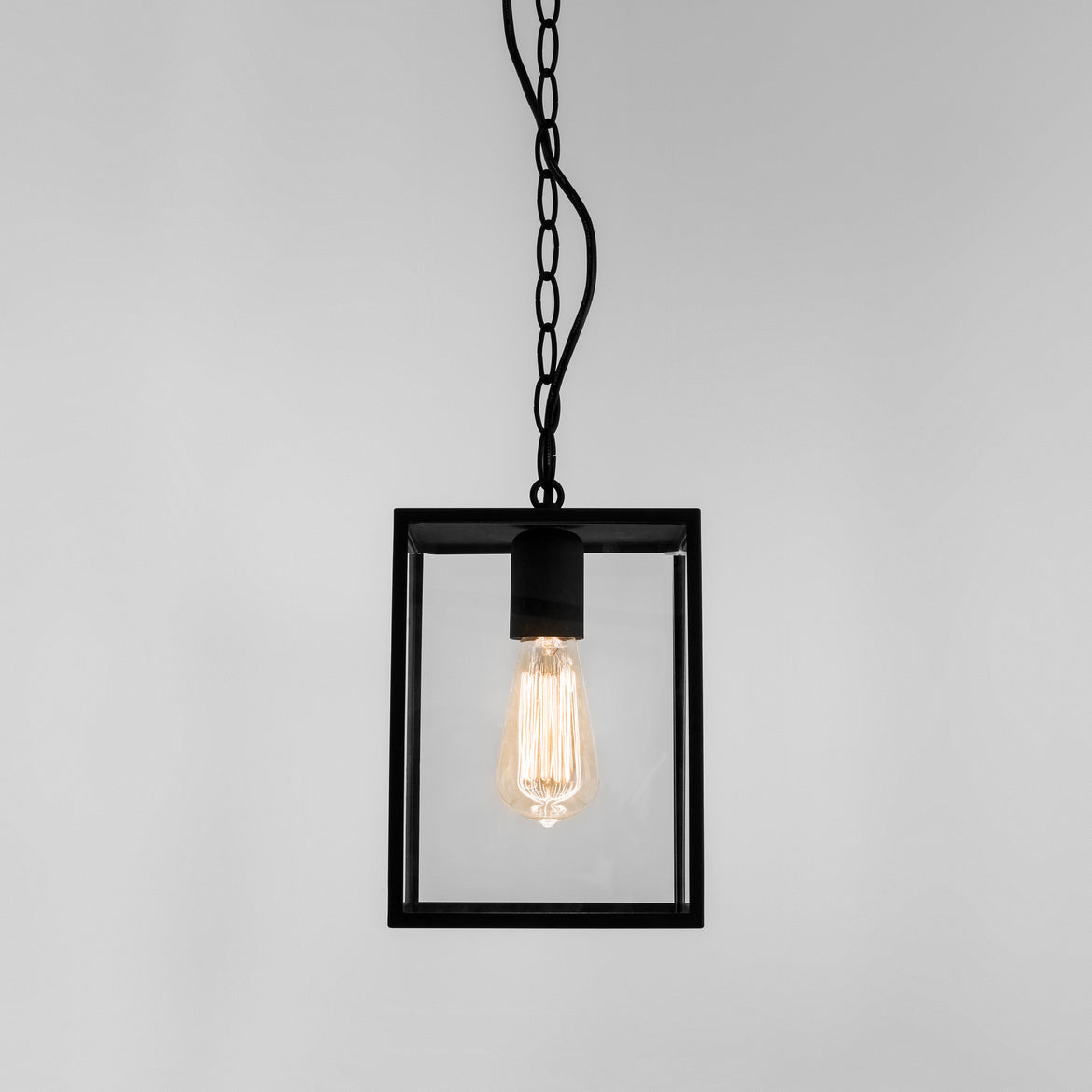 Homefield Pendant, Black, E27, IP23