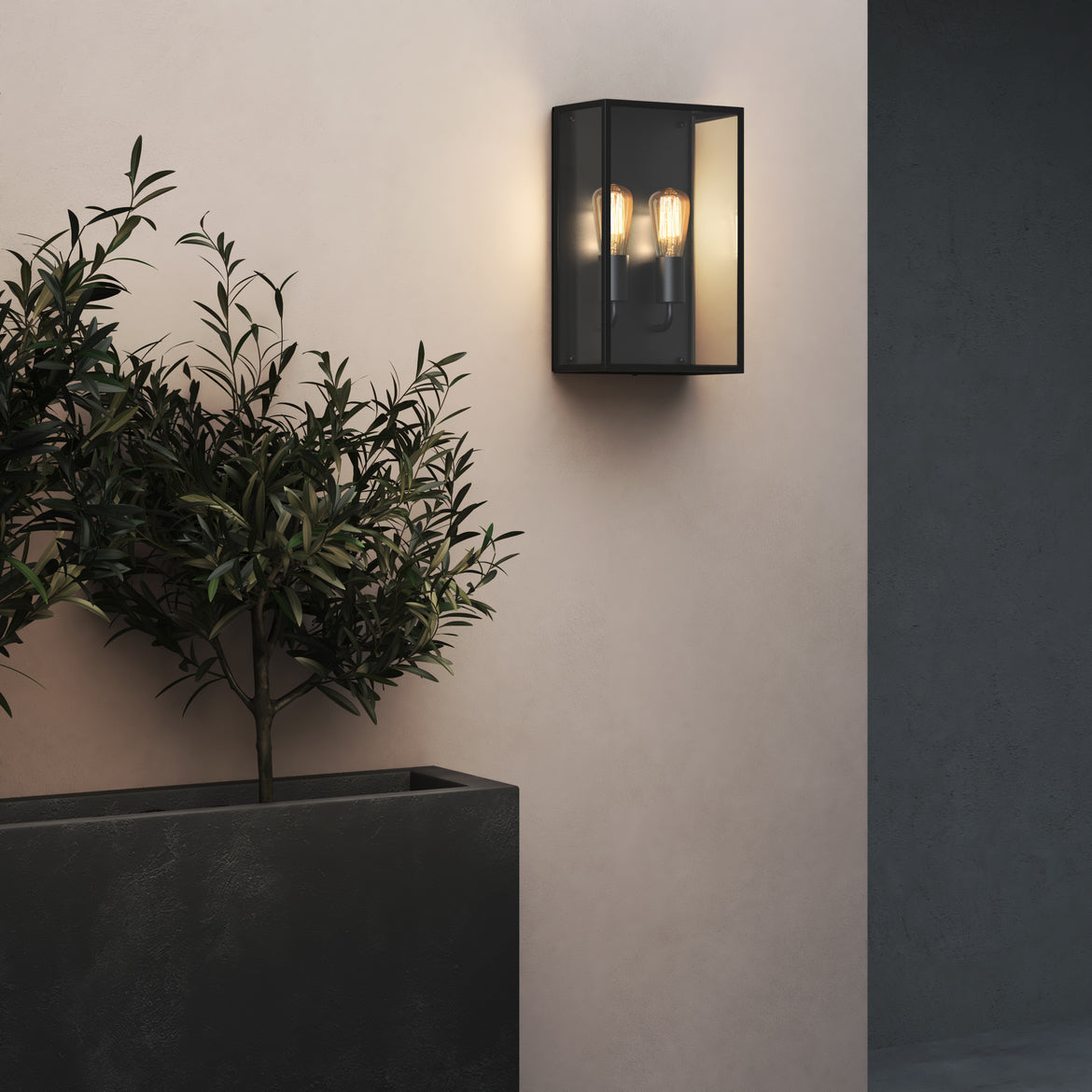 Messina Wall Light, E27, IP44