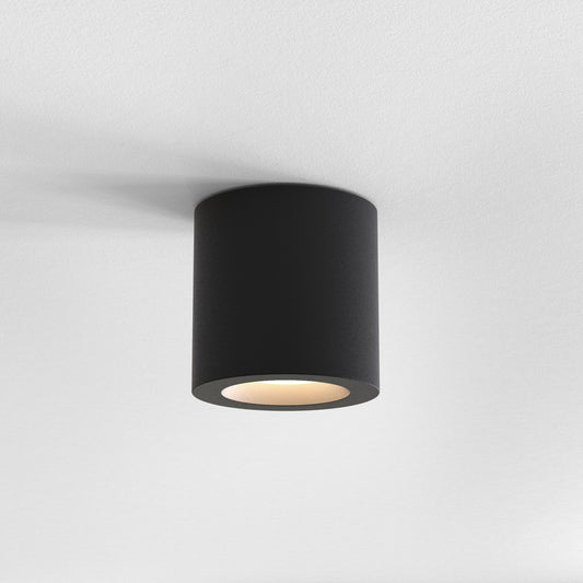 Kos Ceiling, Round, Black, GU10, IP65