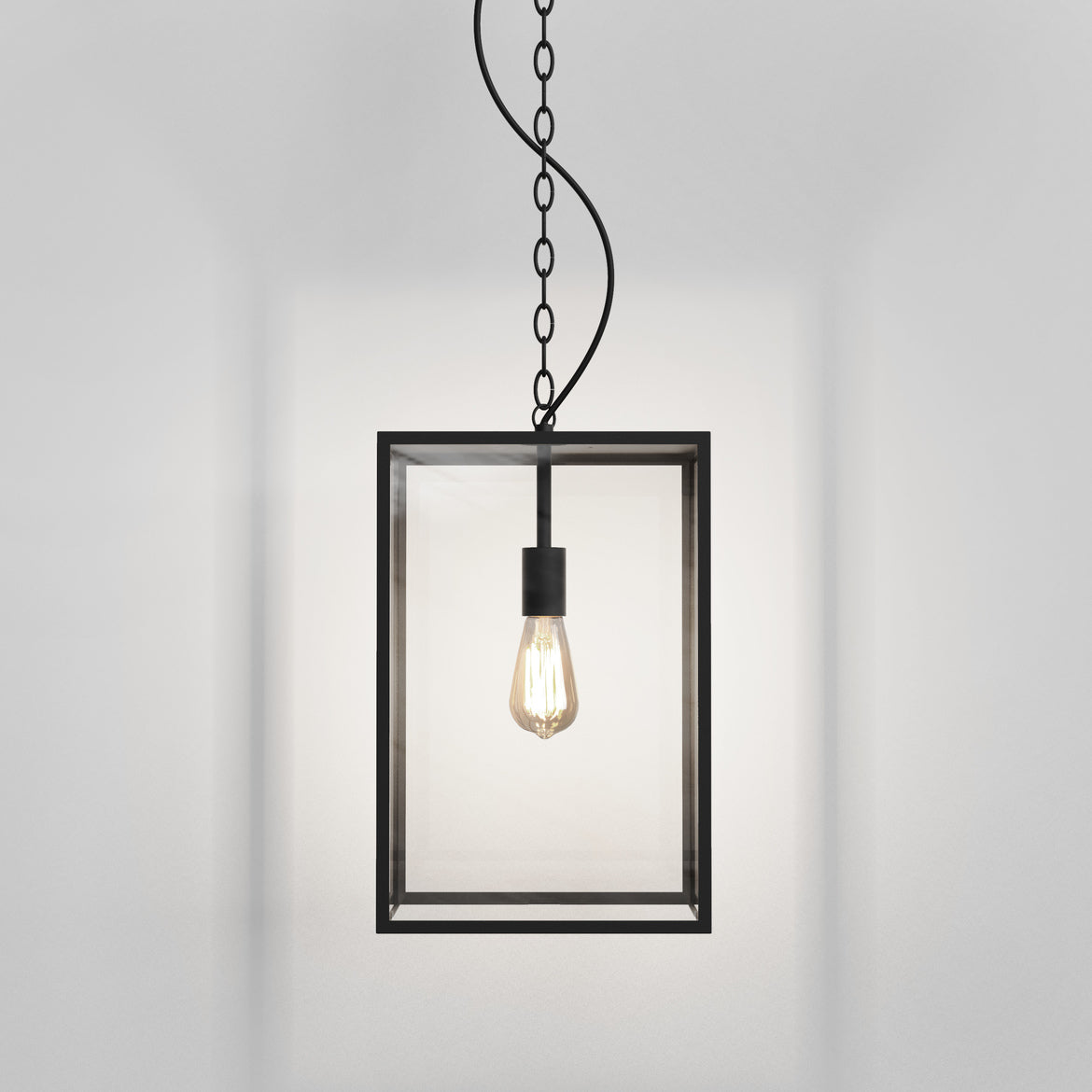 Homefield Pendant, Black, E27, IP23