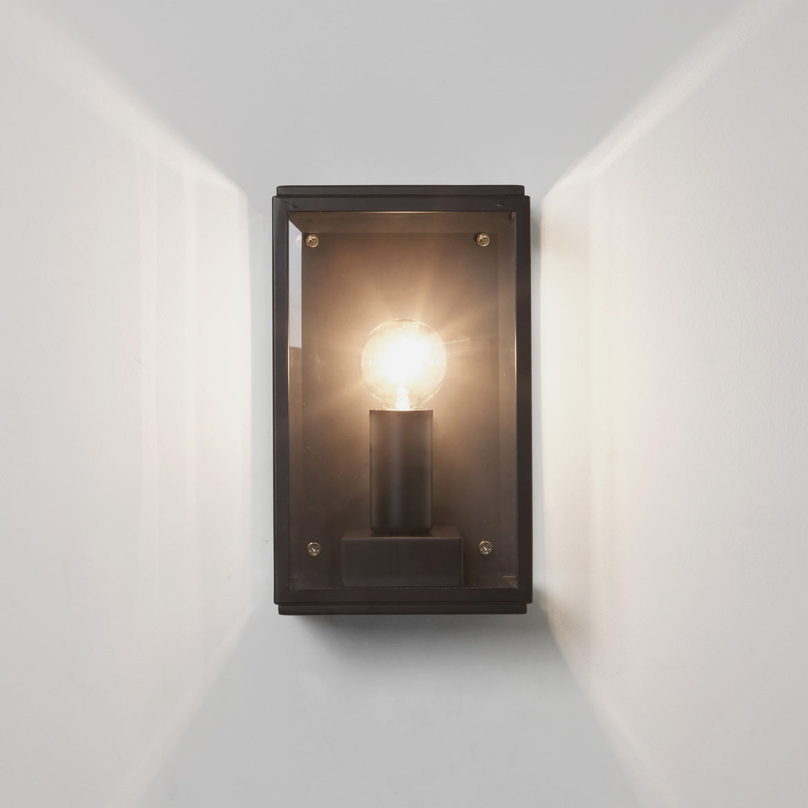 Homefield 130 Wall Light, Black, E14, IP44