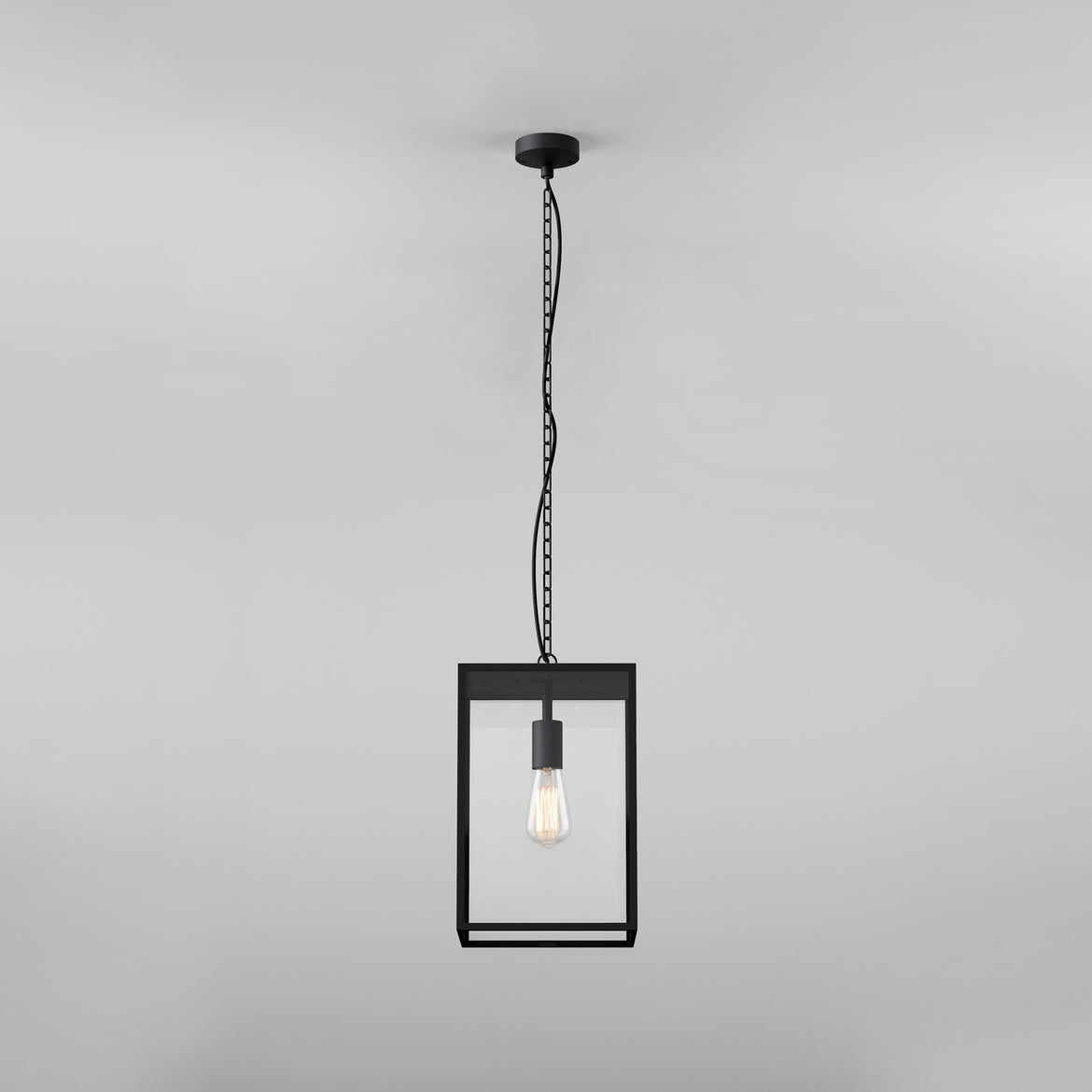 Homefield Pendant, Black, E27, IP23